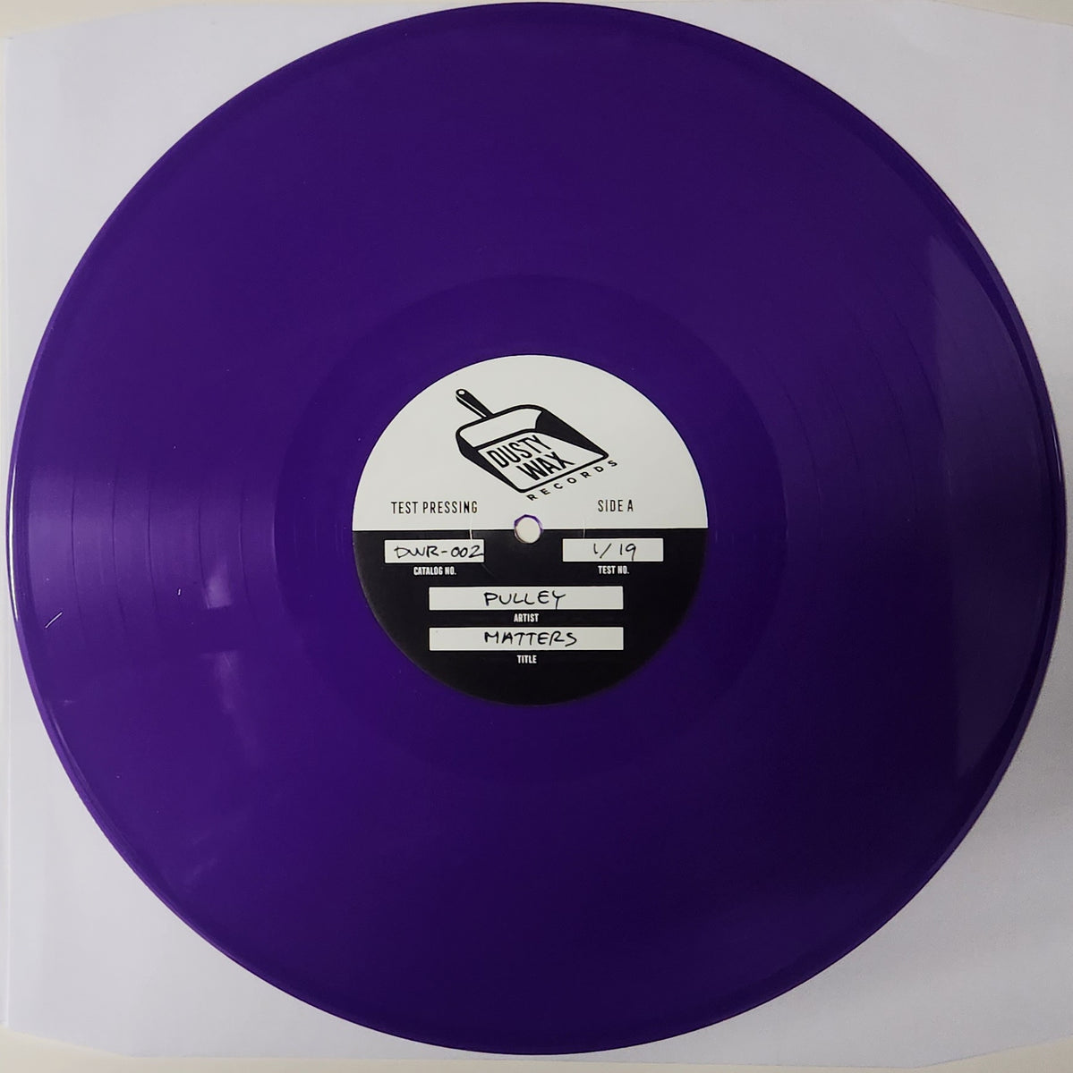 Pulley Matters Test press (2nd Pressing) Dusty Wax Records