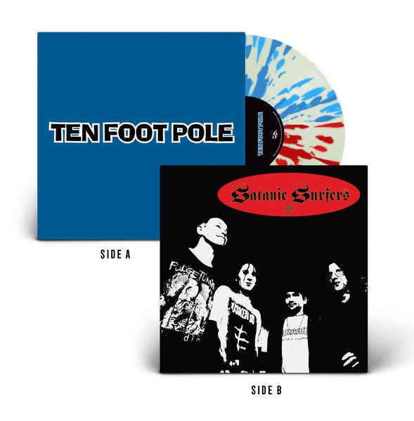 Ten Foot Pole / Satanic Surfers - Split 10"/Cassette