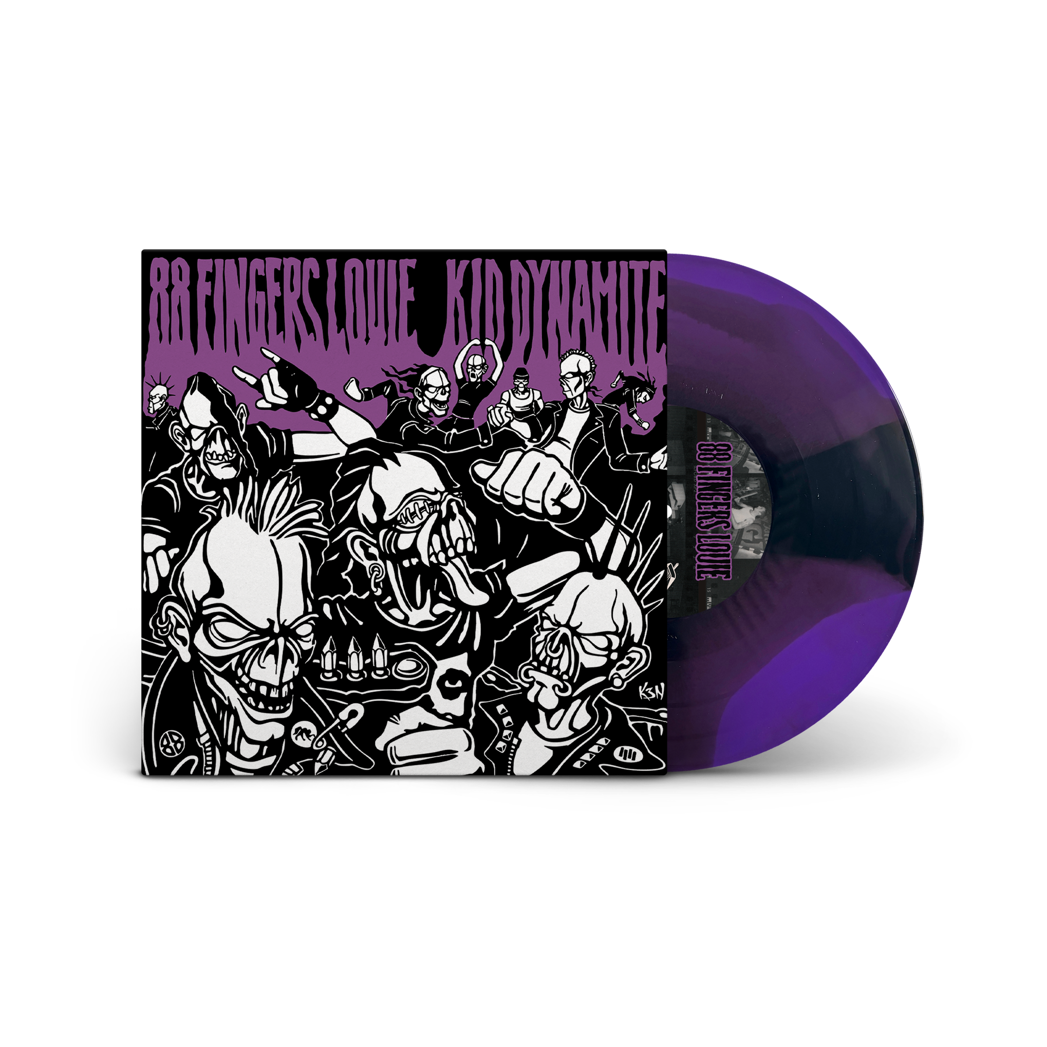 88 Fingerse Louie / Kid Dynamite Split 10"